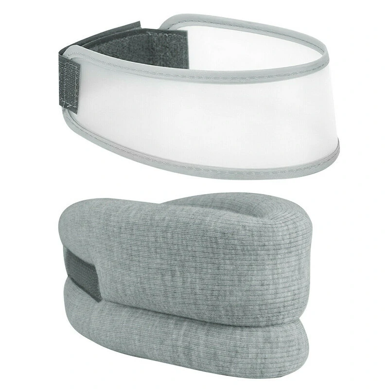(image for) 2-in-1 Adjustable Neck Brace Collar Cervical Support Traction Pain Relief Device