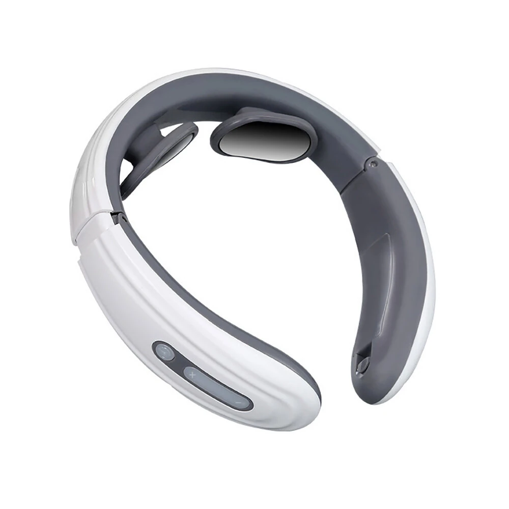 (image for) CHIGO 2-Head TENS Neck Massager Portable Electric Neck Massager 6 Massage Modes 9 Power Adjustment Levels